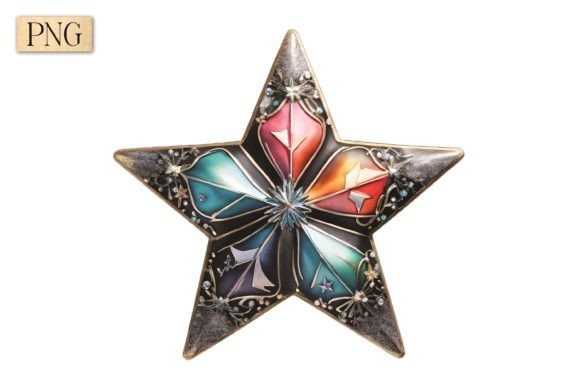 Christmas Star PNG Clipart: A Versatile and Elegant Addition to Your Holiday Creations