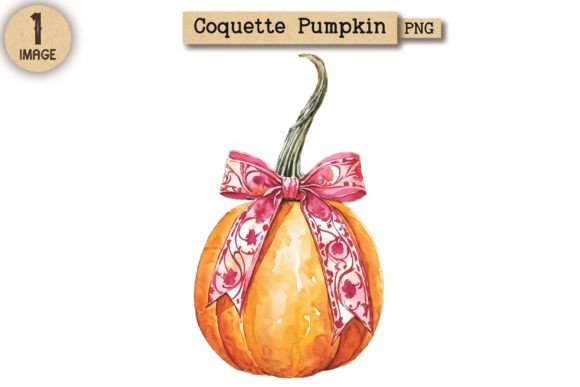 Coquette Pumpkin PNG Clipart 5