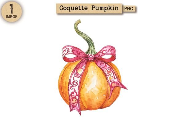 Coquette Pumpkin PNG Clipart 7