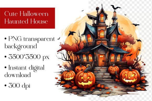 Cute Halloween Haunted House: A Whimsical Addition to Your Creative Projects
