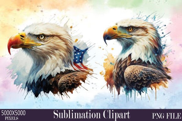 Memorial Day Watercolor Clipart 44