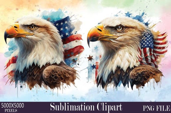 Memorial Day Watercolor Clipart 60: A Versatile Design for Creative Expression