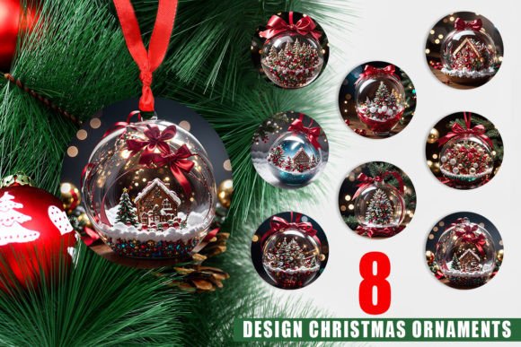 Ornament Christmas Glass Ball: A Versatile Design for Modern Creativity and Commerce