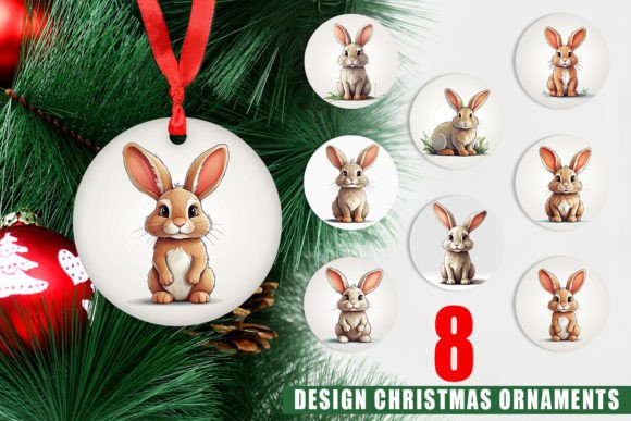 Ornament Cute Rabbit: Festive Design for Every Occasion