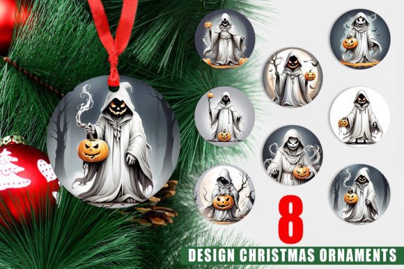 Ornament Ghost and Pumpkin: Creative Christmas Tree Decorations