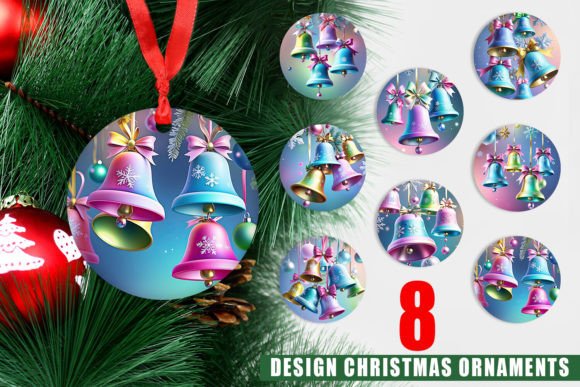 Ornament Pastel Christmas Bells