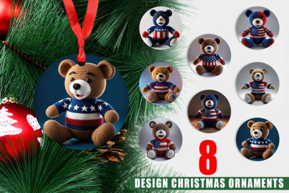 Ornament Patriotic Bear Crochet: A Unique Way to Decorate Your Holiday Season