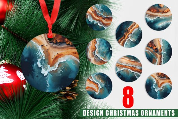 Ornament Seashore: A Versatile Collection of Christmas Ornament PNGs