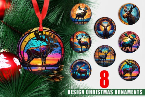 Ornament Stained Glass Deer: A Unique Addition to Your Holiday Decor