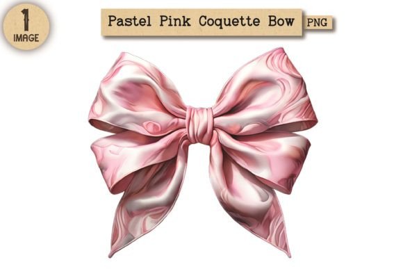 Pastel Pink Coquette Bow Clipart PNG 17: A Versatile Design for Creative Projects