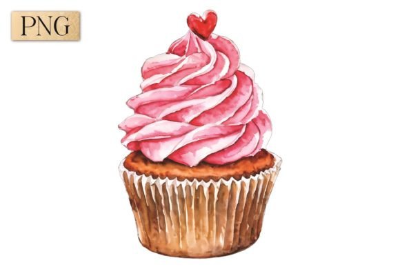 Valentine's Day Cupcake PNG Clipart 17