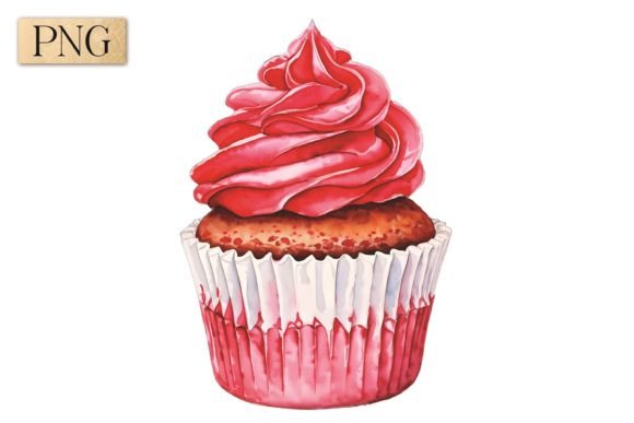 Valentine s Day Cupcake PNG Clipart 2: A Strategic Design Asset for Creative and Business Use