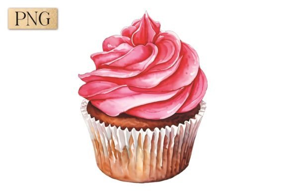 Valentine's Day Cupcake PNG Clipart 7: A Versatile Design Asset for Creative Expression
