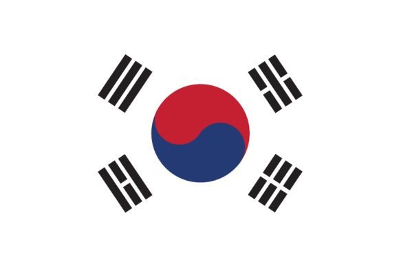 Vector Icon with South Korea Flag. Natio: A Symbol of Cultural Identity and Global Expression