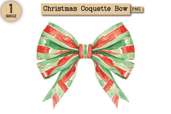 Vintage Christmas Coquette Bow PNG 10: A Versatile and Elegant Design for All Occasions